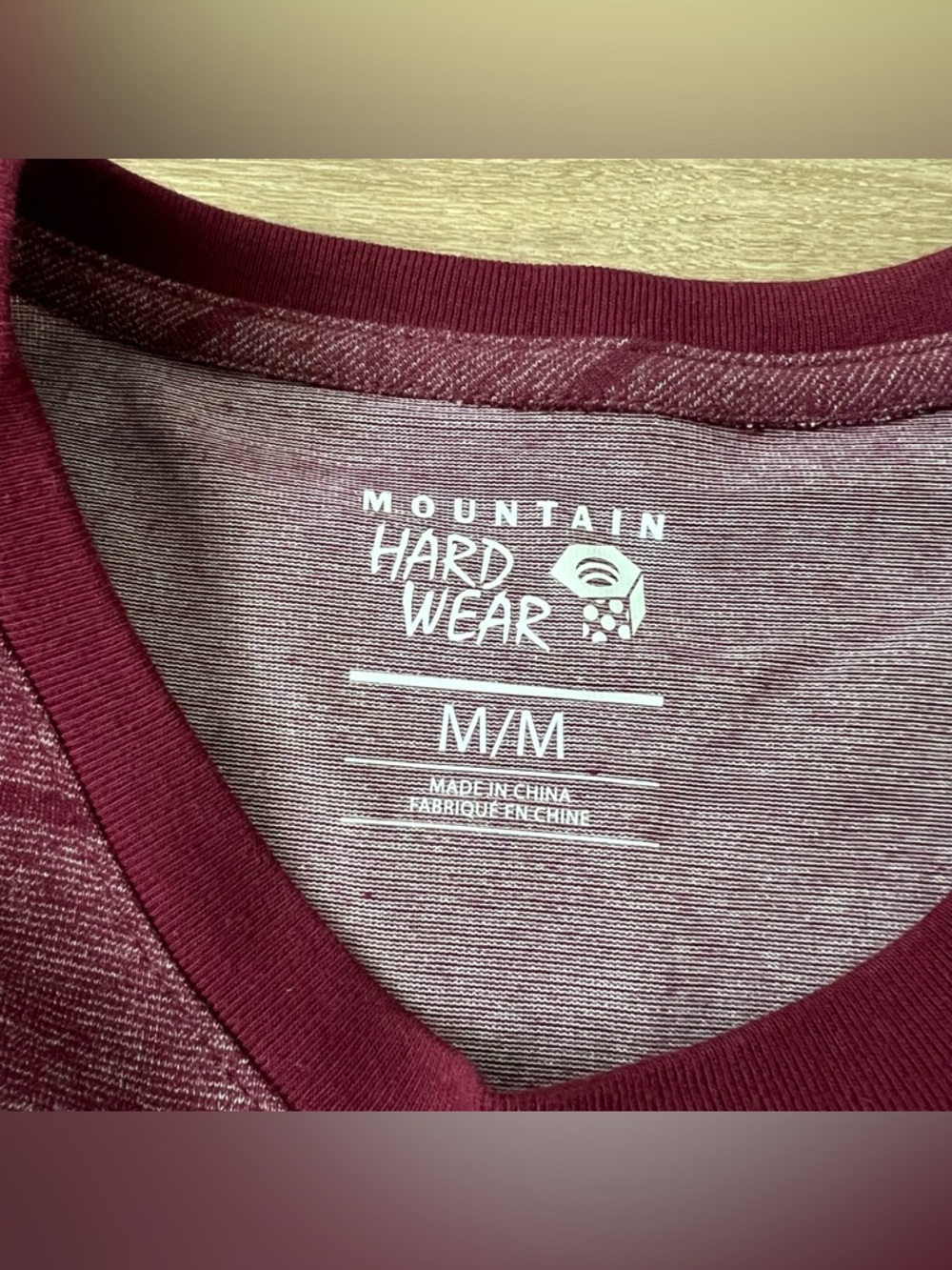 Mountain Hardware ADL T-Shirt - Men's Men's T‑Shirt in Burgundy size medium - Picture 3 of 5
